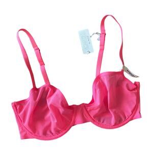 NWT Aerie Smoothez Balconette Unlined Bra Pink 32D